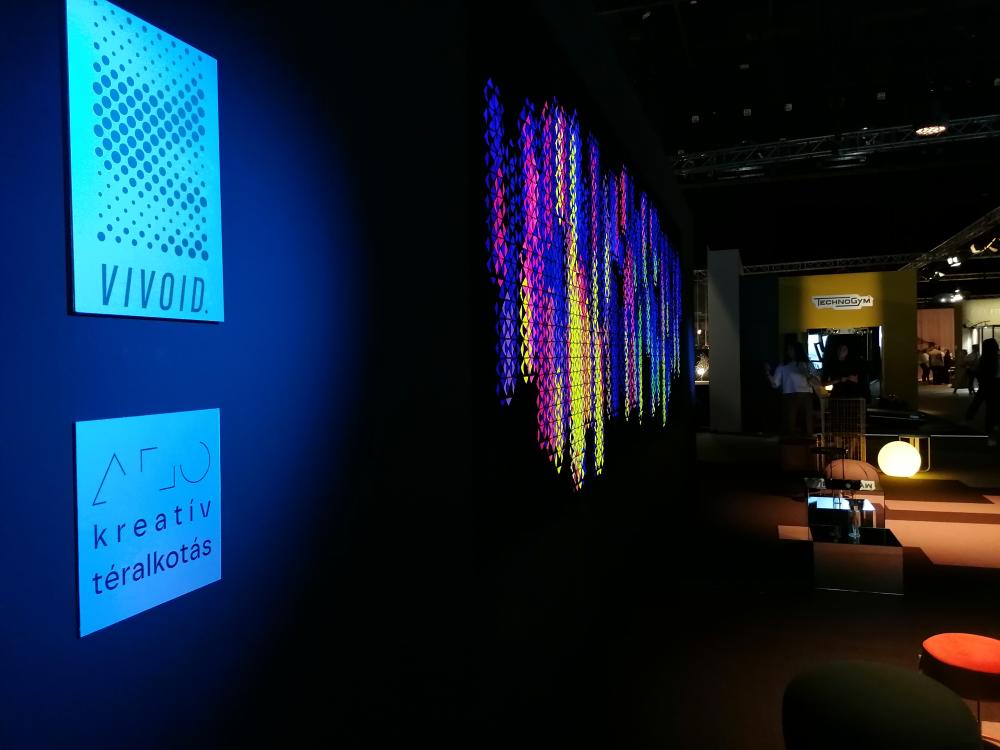 GRID installáció S/ALON Budapest kiállítás legyen fény! vivoid kreatív téralkotás